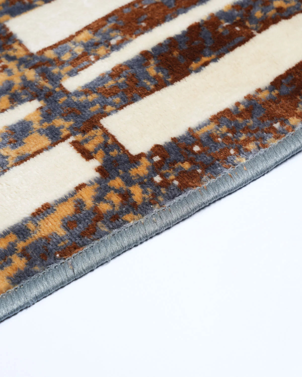 Silvora Rug | Rust & Brown | Modern Abstract