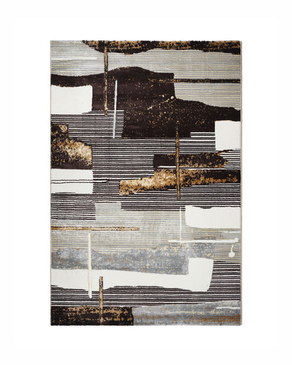 Mystic Abstract Beige Grey Carpet