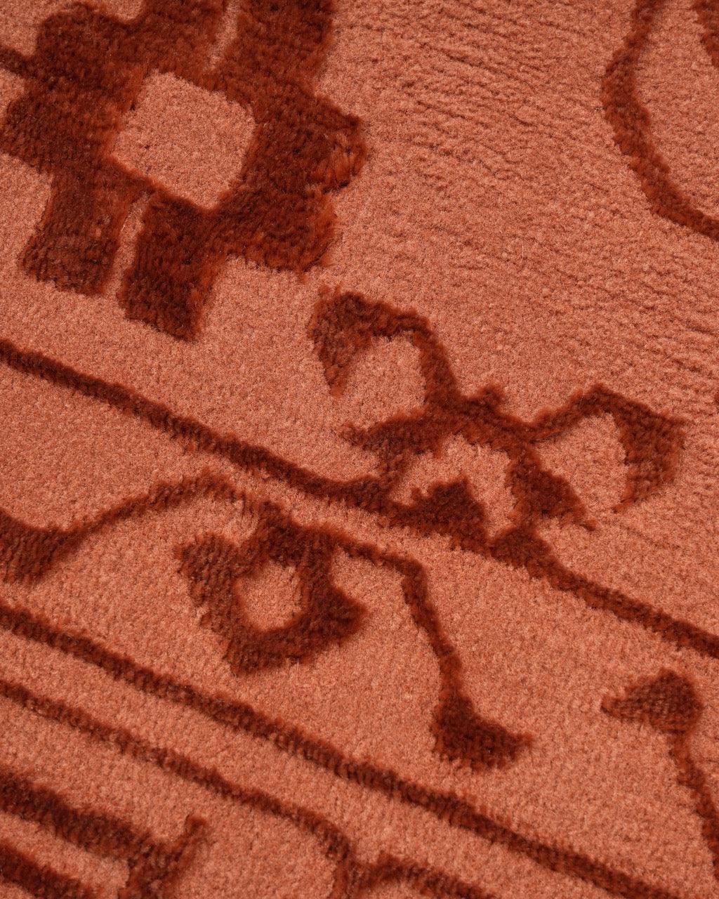 Aura Carpet | Traditional Floral Rust