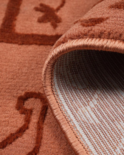 Aura Carpet | Traditional Floral Rust