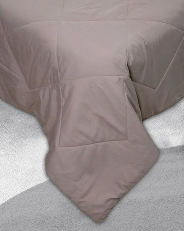 Amelia Reversible Comforter & AC Quilt |  Coco & Sand  | Diamond Design
