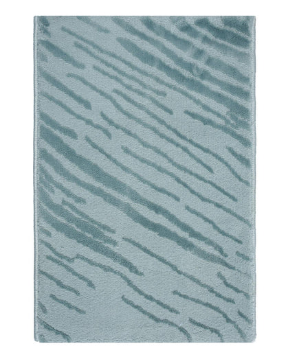 40X60 CM Aura Doormat | Distressed Abstract Light Blue