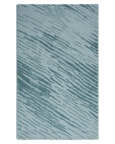 Aura Carpet | Distressed Abstract Light Blue