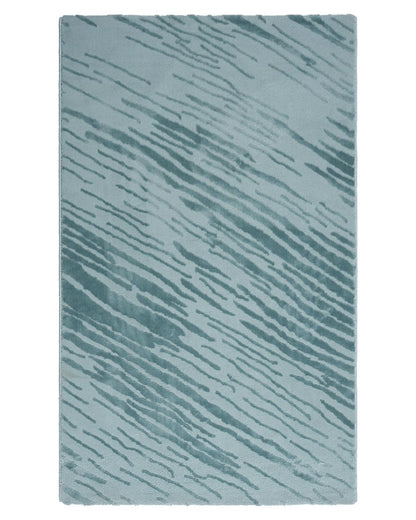 Aura Carpet | Distressed Abstract Light Blue