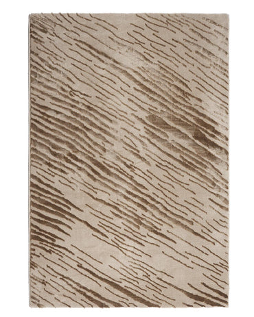 Aura Distressed Abstract Gold Carpet