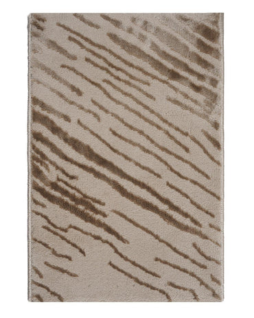 40X60 CM Aura Doormat | Distressed Abstract Light Gold