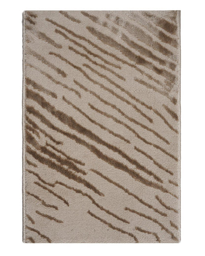 40X60 CM Aura Doormat | Distressed Abstract Light Gold