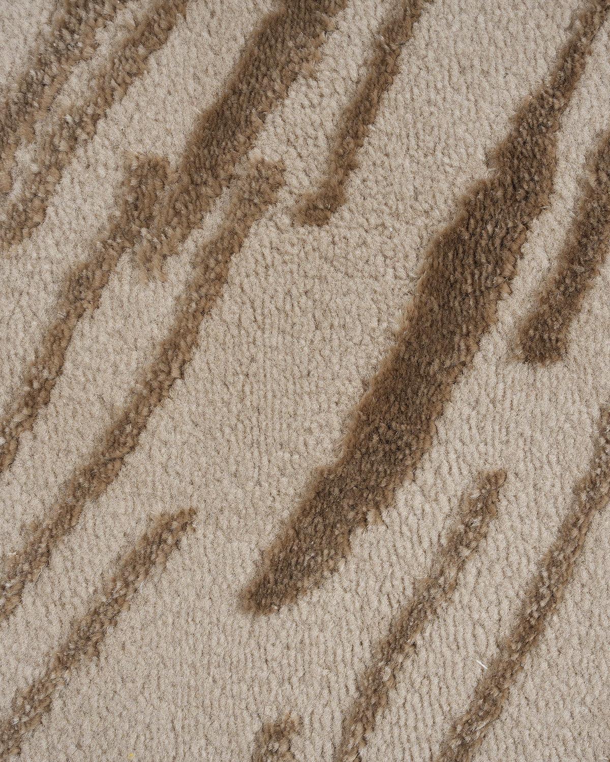 Aura Carpet | Distressed Abstract Light Gold