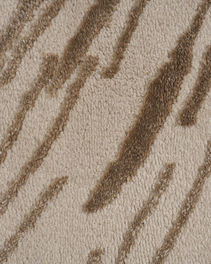 Aura Carpet | Distressed Abstract Light Gold