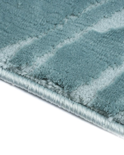 Aura Carpet | Distressed Abstract Light Blue