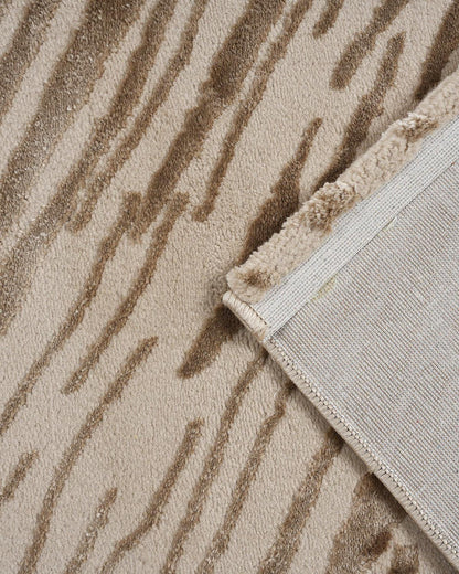 Aura Carpet | Distressed Abstract Light Gold