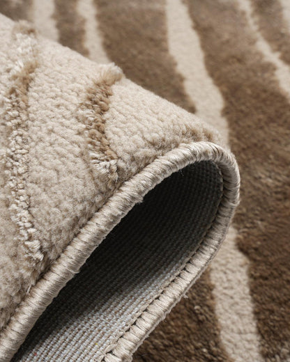 Aura Carpet | Distressed Abstract Light Gold