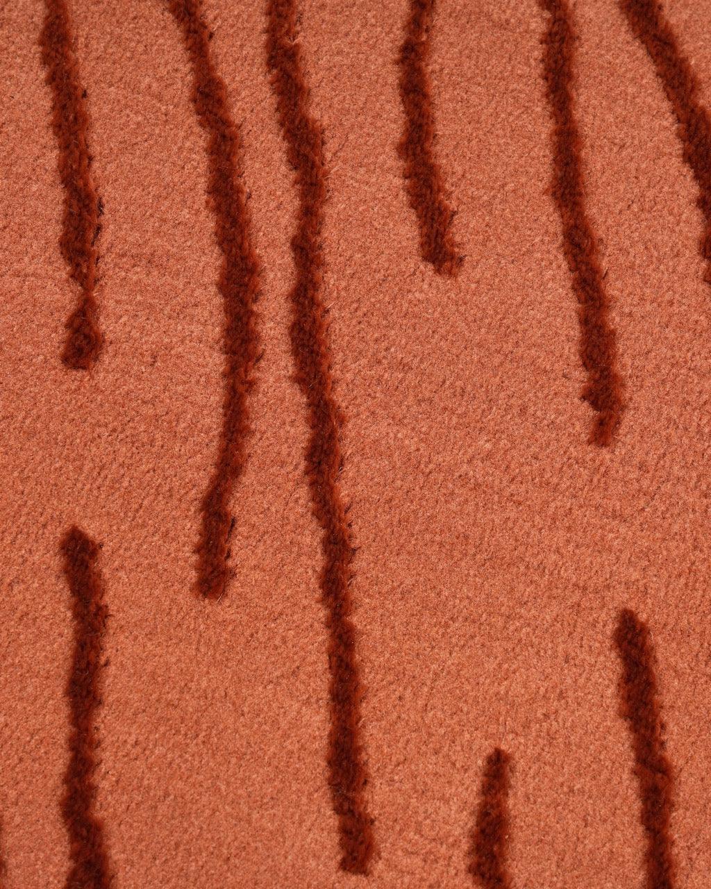 Aura Carpet | Distressed Abstract Rust