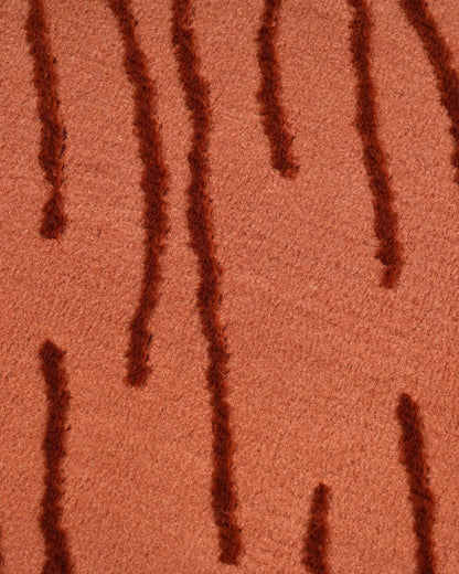 Aura Carpet | Distressed Abstract Rust