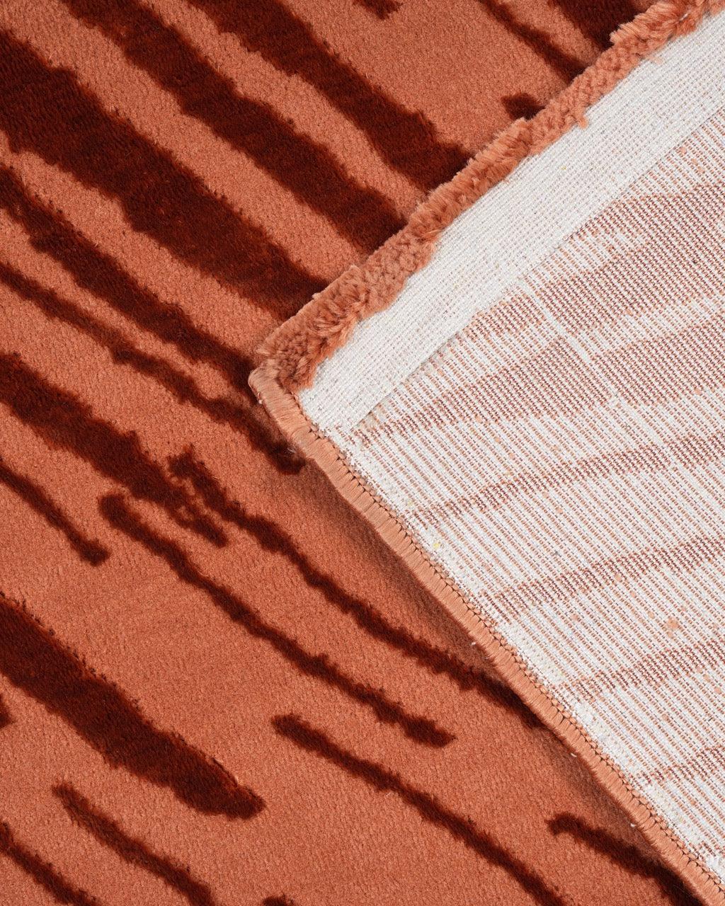Aura Carpet | Distressed Abstract Rust