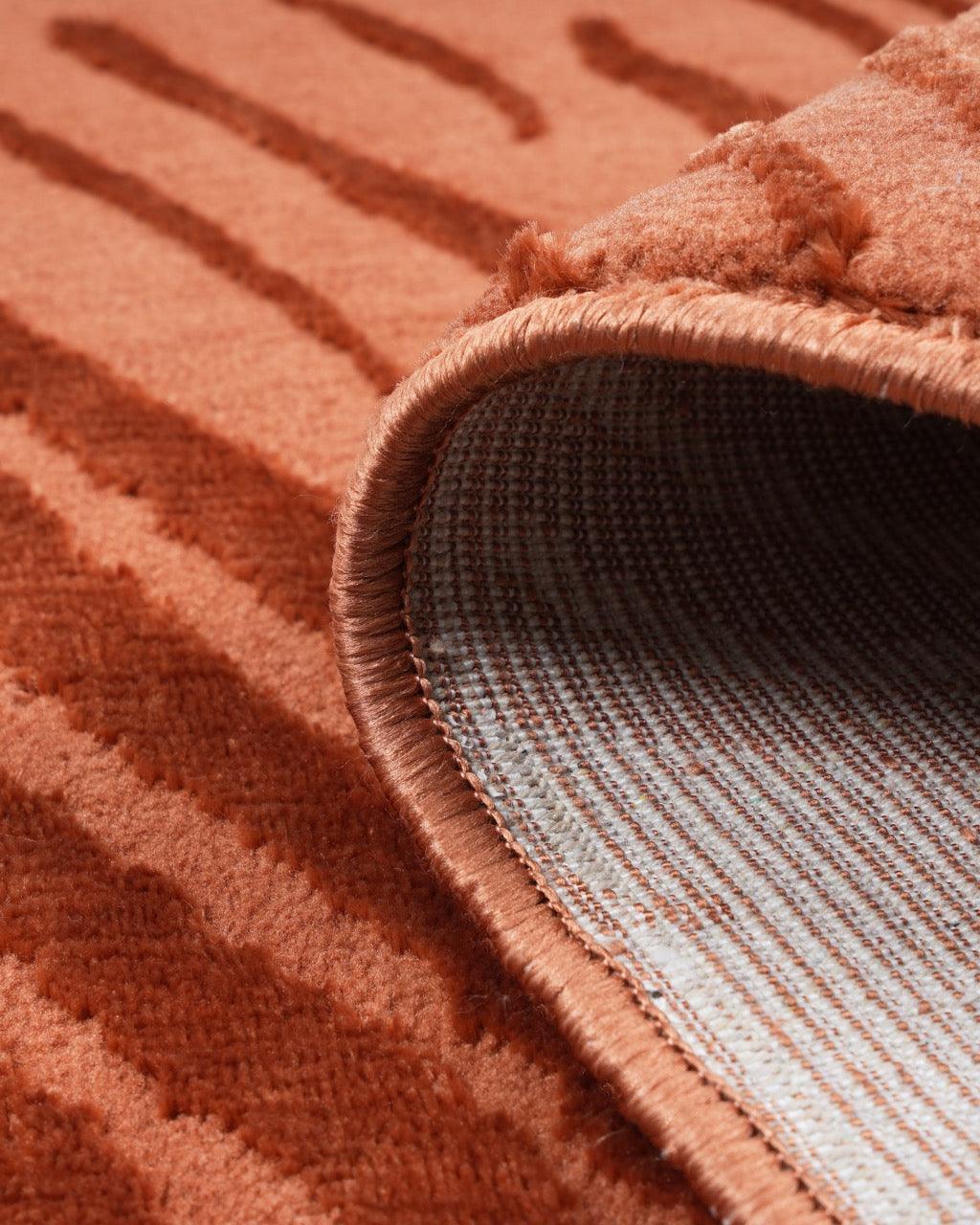 Aura Carpet | Distressed Abstract Rust