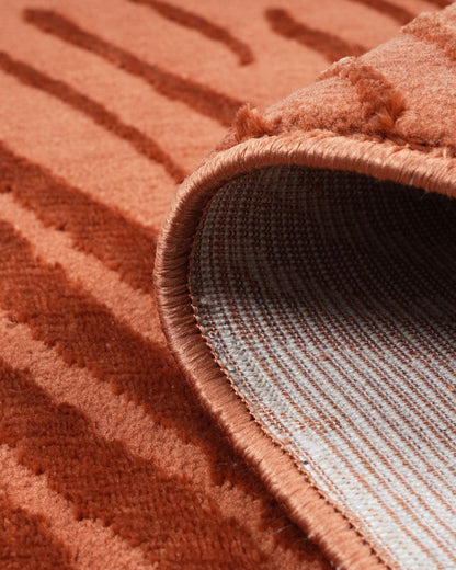Aura Carpet | Distressed Abstract Rust