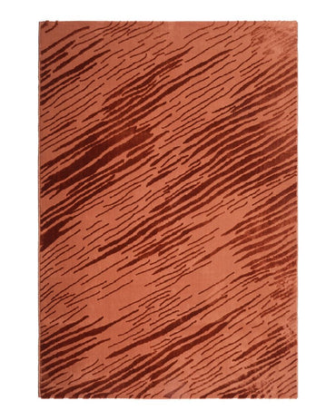 Aura Distressed Abstract Rust Carpet