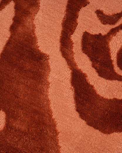 Aura Carpet | Marble Print Rust