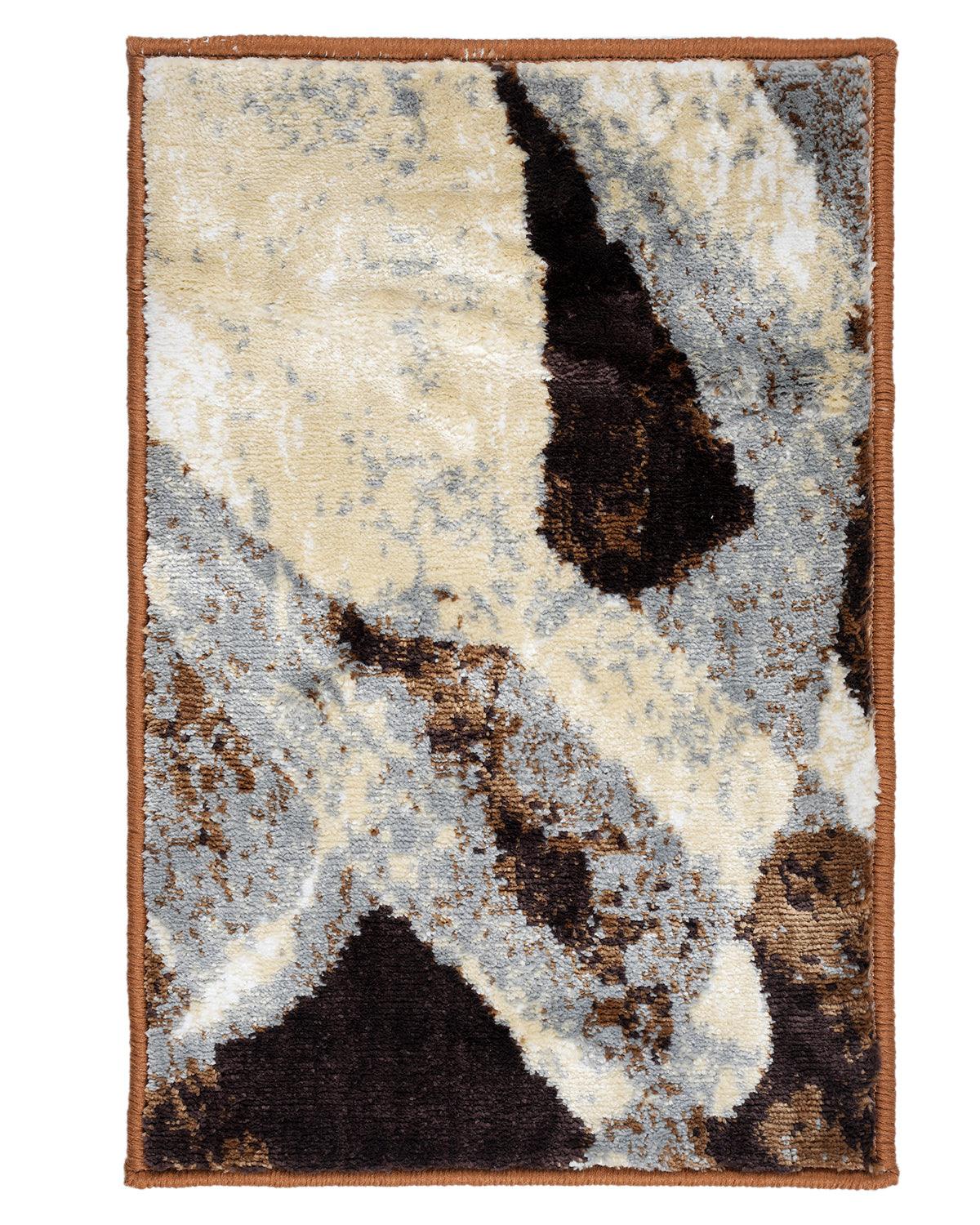 40X60 CM Diamond Doormat | Circular Beige