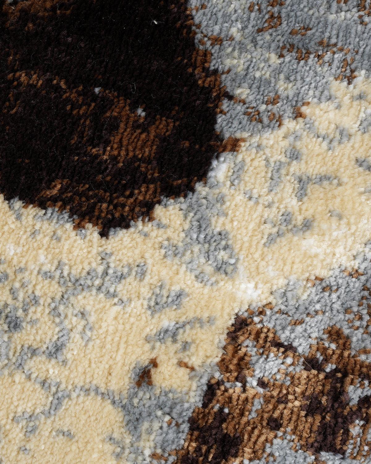 40X60 CM Diamond Doormat | Circular Beige
