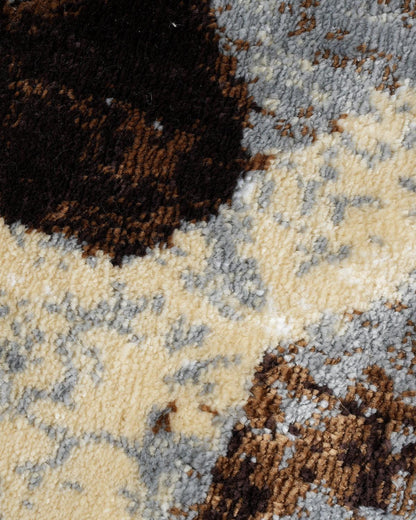 40X60 CM Diamond Doormat | Circular Beige
