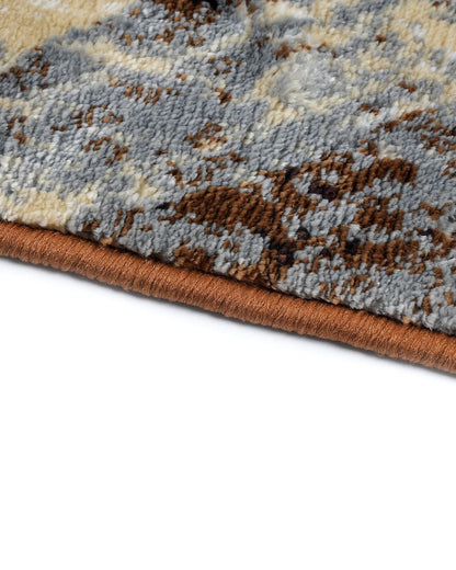 40X60 CM Diamond Doormat | Circular Beige
