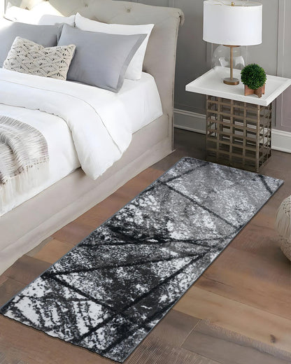 60X150 CM Diamond Runner | Grey Shards