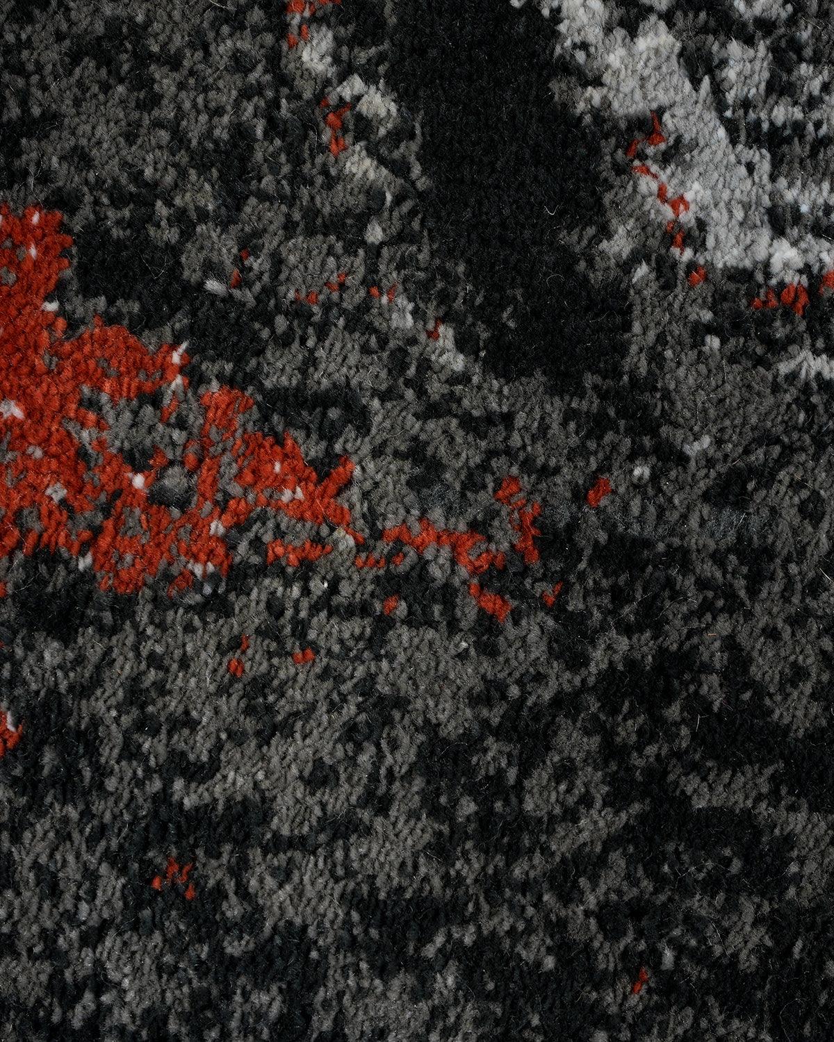 40X60 CM Diamond Doormat | Abstract Stone Red