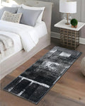 60X150 CM Diamond Runner | Black Blocks