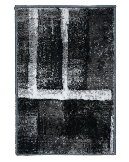 40X60 CM Diamond Doormat | Black Blocks