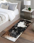 60X150 CM Diamond Runner | Brown Beige Grey Splatter