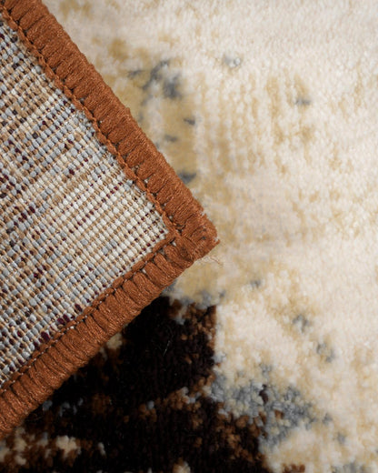 40X60 CM Diamond Doormat | Brown, Beige, Grey Splatter