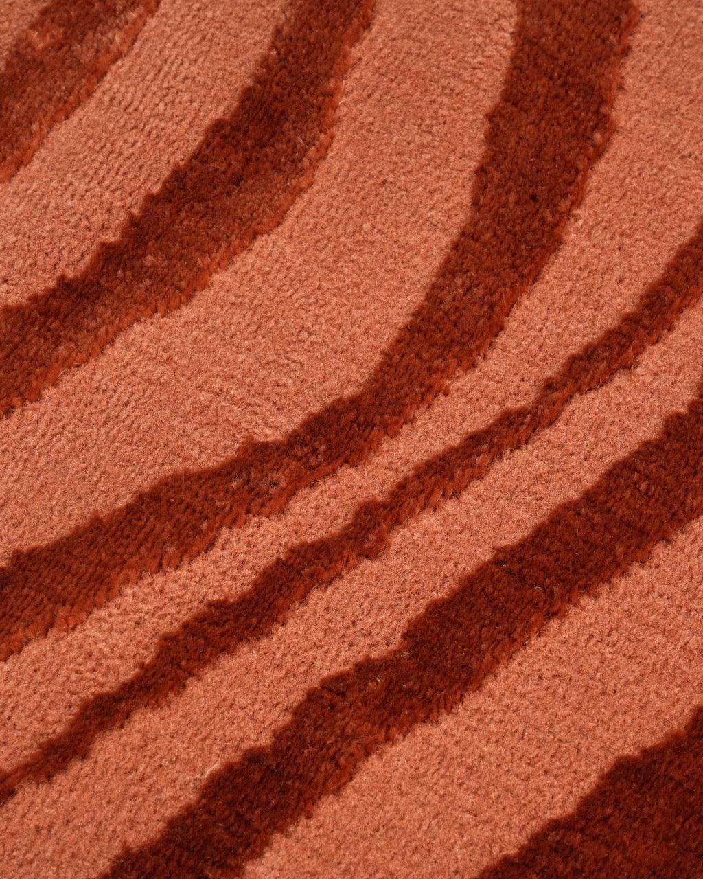 Aura Carpet | Wave Ripple Rust