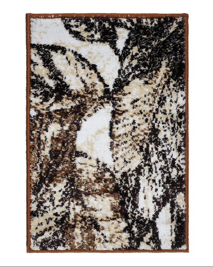 40X60 CM Diamond Doormat | Beige Floral