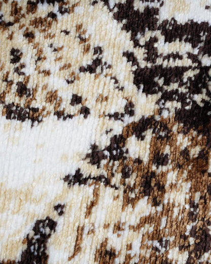 40X60 CM Diamond Doormat | Beige Floral
