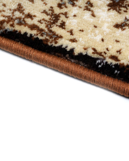 40X60 CM Diamond Doormat | Brown Beige Cross