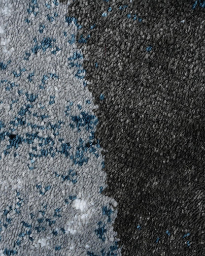 40X60 CM Diamond Doormat | Abstract Block Blue