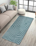Aura Carpet | Wave Ripple Light Blue