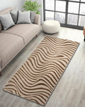 Aura Carpet | Wave Ripple Light Gold