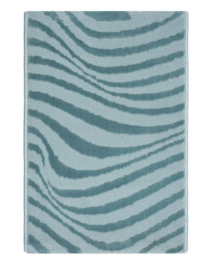 40X60 CM Aura Doormat | Wave Ripple Light Blue