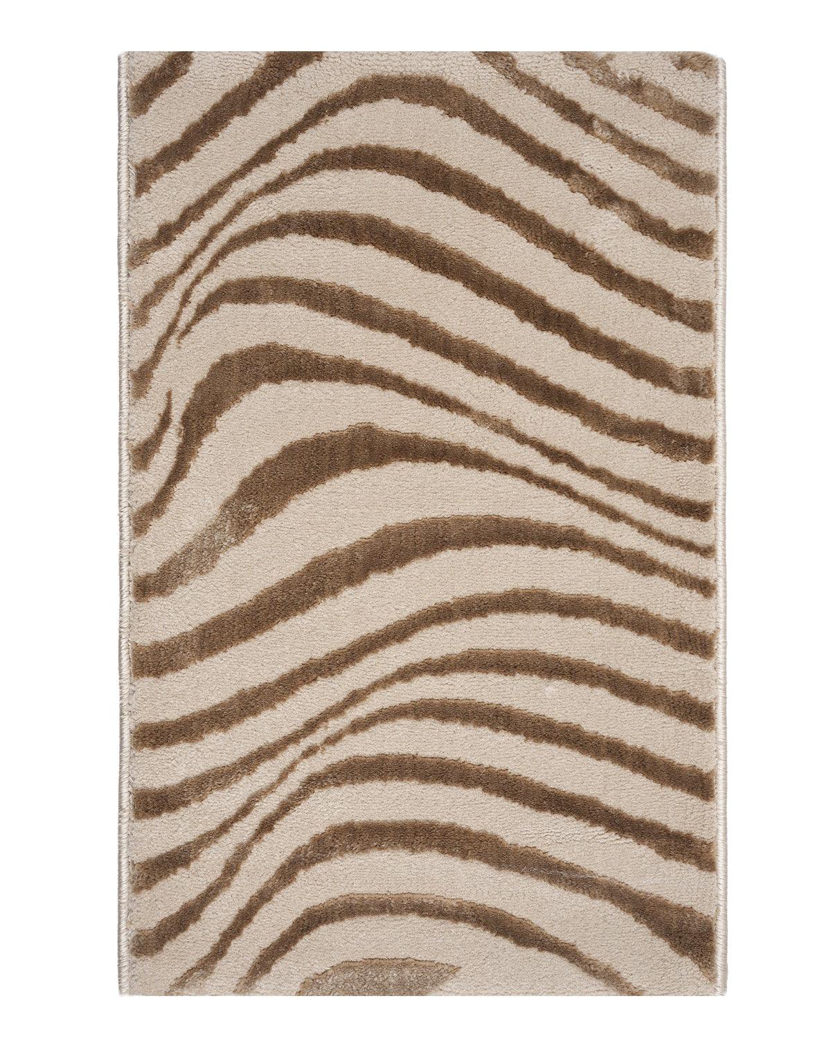 40X60 CM Aura Doormat | Wave Ripple Light Gold