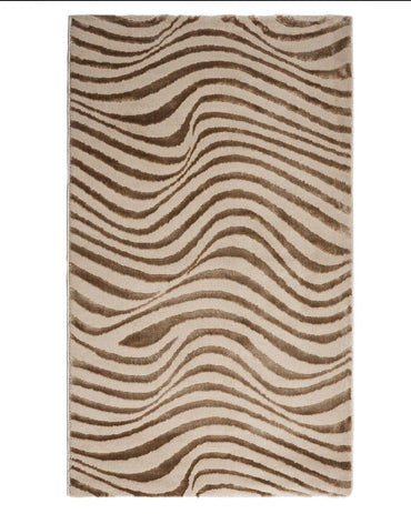 Aura Carpet | Wave Ripple Light Gold