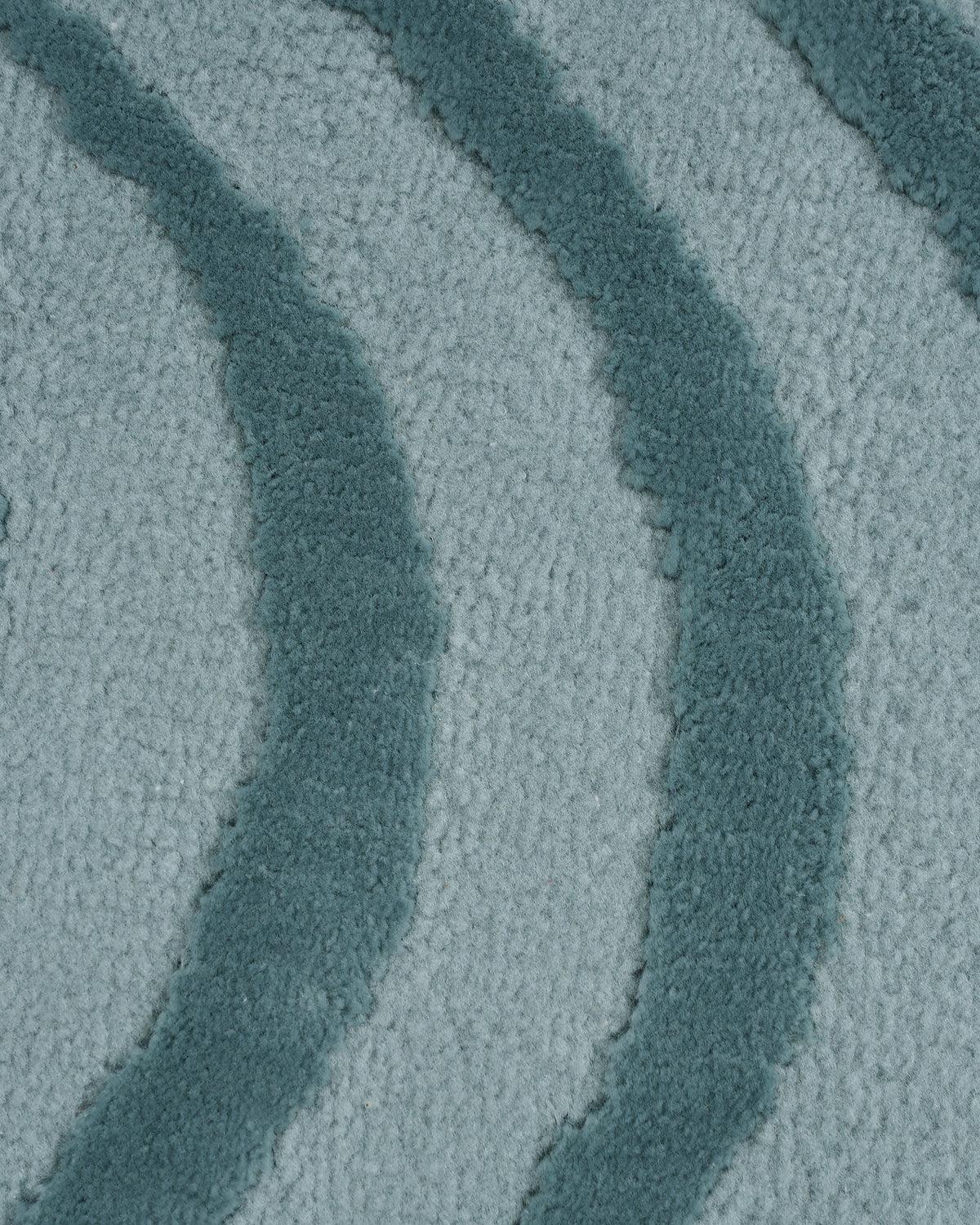 Aura Carpet | Wave Ripple Light Blue