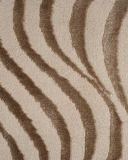 Aura Carpet | Wave Ripple Light Gold