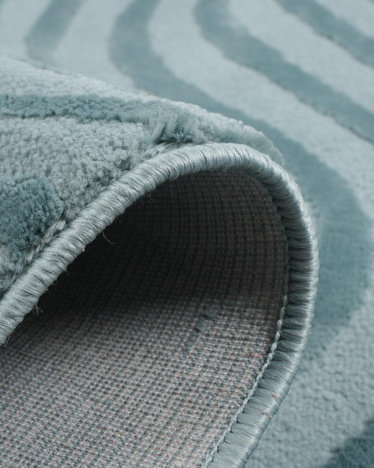 Aura Carpet | Wave Ripple Light Blue