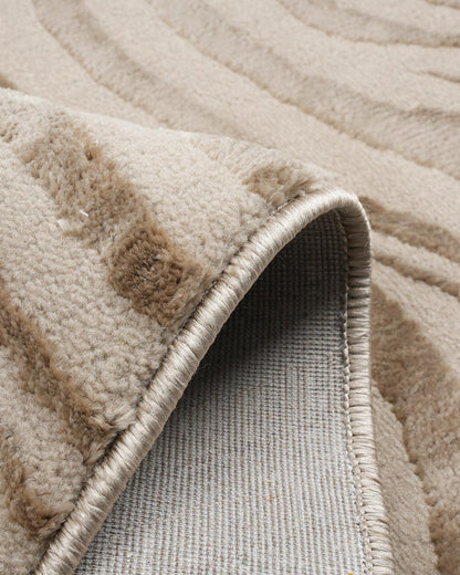 Aura Carpet | Wave Ripple Light Gold