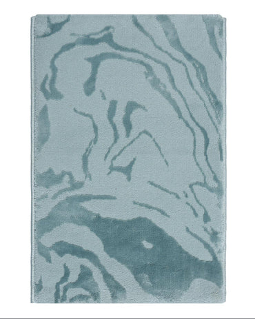 40X60 CM Aura Doormat | Mable Print Light Blue