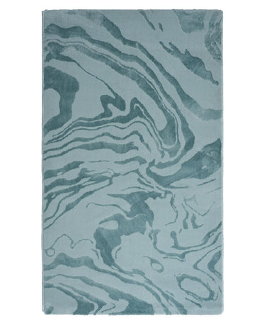 Aura Carpet | Marble Print Light Blue