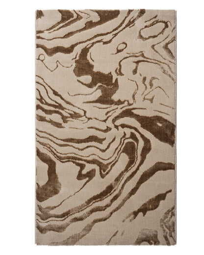 Aura Carpet | Marble Print Light Gold